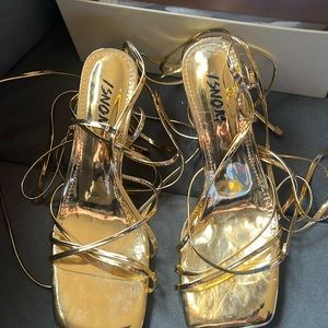 Gold heels